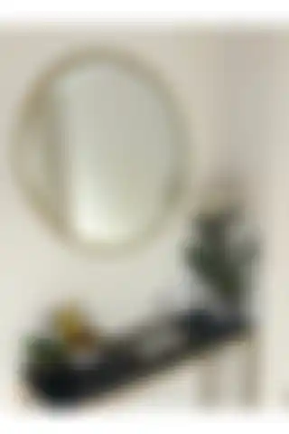 Ersan Dizayn Metal Gold Dekoratif Yuvarlak Ayna ile Modern Mekanlarınızı Şıklaştırın
